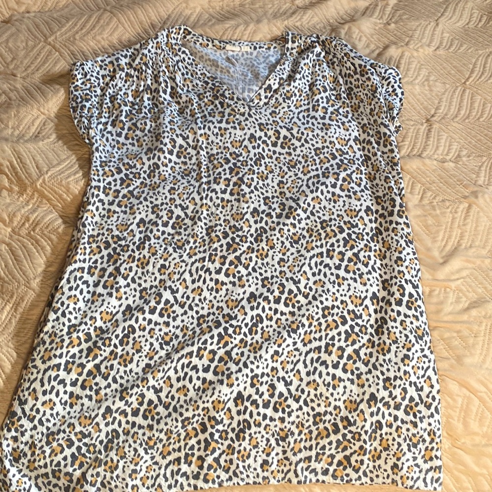 Gap leopard print dress
